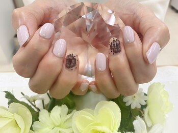 プルミエ ネイル(Premier Nail)/BLACKレースフラワー☆定額