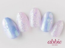 ネイルサロン アビー 宮益坂店(abbie)/水滴オーロラドロップ　￥12694