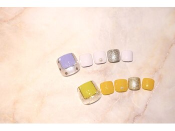 ブリオン 六本松店(Bullion)/ドット×スクエアネイル