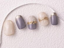 アイネイルズ 大宮店(Ｉ nails)/ホワイトlレオパード