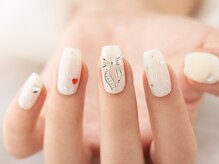ヴァンネイル(VINGT NAIL nail&eye beauty)/ホワイトチョコネイル