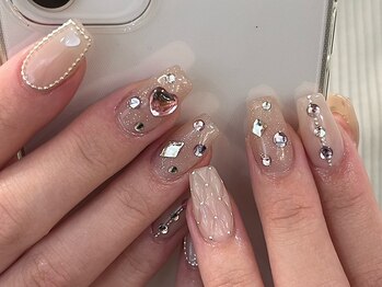 シェリーラメール 新宿店(cherie la mer)の写真/【初回オフ無料★やり放題¥8500/¥10500/¥13000】持ち込みOK♪シンプル/大人っぽい/POPなネイルもお任せ☆