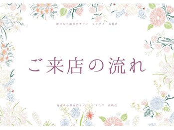 ビオラス 太田藤阿久店/ご来店の流れ