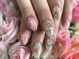 9 春＊カラフルネイル