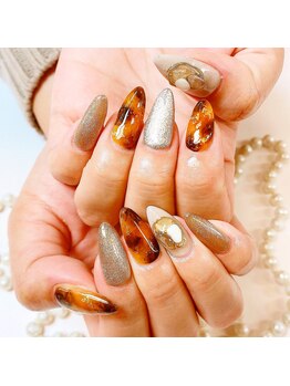 ビューティーアップ 池袋(Beauty Up)/べっ甲ネイル