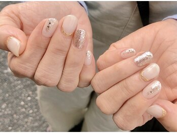 ムーン(moon)/シンプルニュアンスネイル