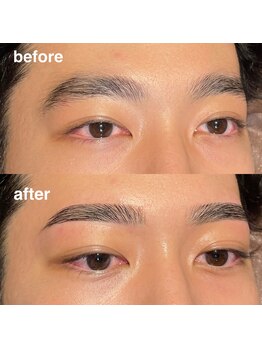 ビューステージ アイブロウサロン 博多/メンズ★ナチュラル平行眉