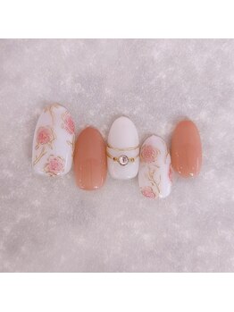 ビーツリー 世田谷店(B+TREE produced by INFINEEZ)/アンティークフラワーネイル♪