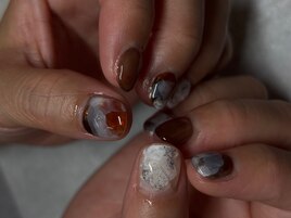 一癖ニュアンスネイル