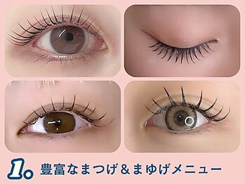 ミラ 天神今泉店(mila.)/まつげ+まゆげ同時施術可能◎