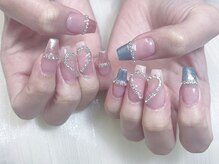 スペラ 大宮店(Spera)/流行りキラキラ好きハートネイル
