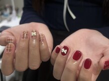 ゲンティアナ(Gentiana)/片手アートネイル