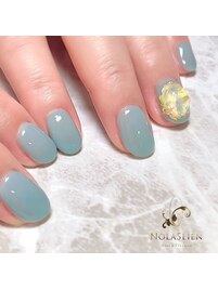 夏　ニュアンスネイル　うるうる