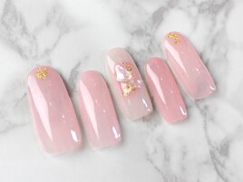 ￥6980定額コース　チークネイル