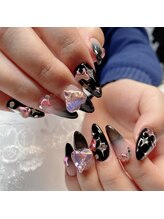 ミヤ 川崎店(MIYA)/ピンクブラックグラデーション♪