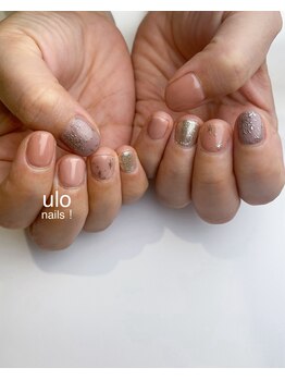 ウロネイルズ(ulo nails)/華やかシンプル雪の華