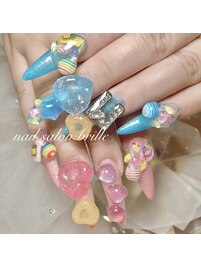 お菓子ネイル