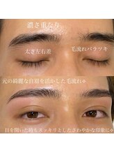 アイラッシュリリ 自由が丘店(eyelash LiLi)/眉毛WAX＋ 間引き＋お肌角質除去