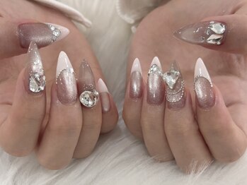 ネイルメゾン 梅田(NAIL MAISON)の写真/デザインし放題チップスカルプで理想の指先へ！持ち込みデザイン+長さだし￥15500【150分】