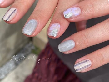 アトリエシロップネイル(Atelier Syrup nail)/夏の終わりにおすすめ