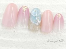 ラグジュアリーネイルズ アカバネ(Luxury Nails Akabane)/キュート*波Nail