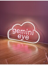 ジェミニ アイラッシュ(gemini eyelash)/看板
