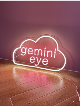 ジェミニ アイラッシュ(gemini eyelash)/看板