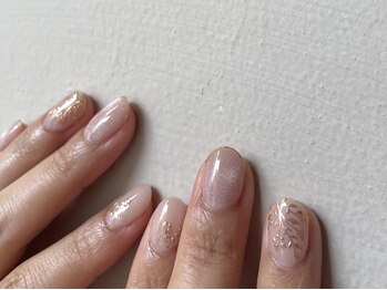 アメリアンドカシェット(Amelie&Cachette)/ブライダルネイル:maika