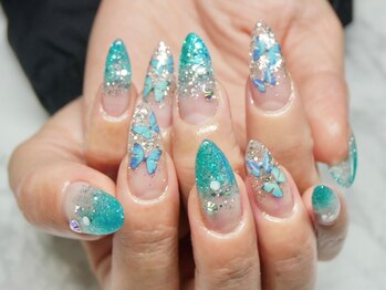 レイジースワンの写真/【持ち込み150分アート¥11550～】スカルプが初めての方にも♪貴女の理想のネイルに仕上げます◇