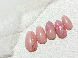 桜ネイル/ニュアンスアート/春