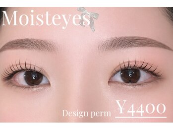 モイストアイズ 梅田店(moist eyes)の写真/【まつげパーマ4400円】韓国風ナチュラル束感♪高技術&ハイセンスなデザインで仕上がりやモチも抜群◎