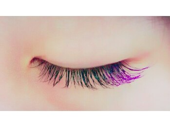 シンプリー ネイルアンドアイラッシュ 祖師谷大蔵店(Simpliee Nail&Eyelash)/カラーエクステ　パープル