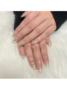 長さだし☆ラメグラデーション