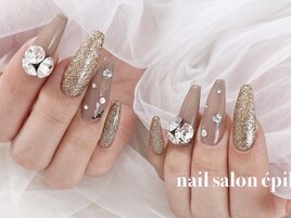 ラメグラデーション×ハート