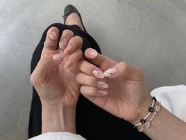 秋ニュアンスネイル