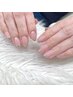 【Jr.ネイリスト★HAND/￥4180】 ガラスフレンチネイル《練習モデル》