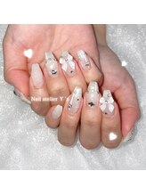 ワイズ 久屋大通(Y's)/ホワイトチェックネイル