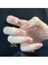ヘブン ネイル 鶯谷(HEAVEN Nail)/グラデーション×フレンチネイル