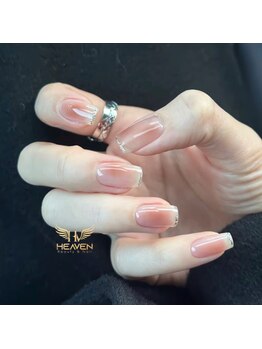 ヘブン ネイル 鶯谷(HEAVEN Nail)/グラデーション×フレンチネイル
