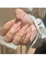 ミシェル(Michell)/ブラウンのもやもやネイル