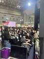 ミュウ バイ ミント 倉敷駅前店(miu by MINT)&nbsp;国内最大級のアイラッシュのイベントにてデモの様子