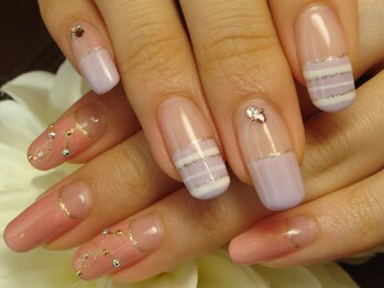 ネイルサロンケイ ヴァリエ(K Varier)/28 サークル・ボーダー