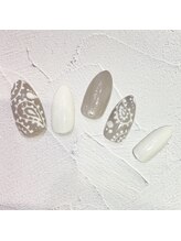 サロンR/ペイズリー柄ネイル