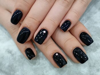 ミアネイル 越谷店(mia nail)/パラジェルベース施術写真