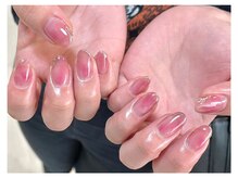 マニネイル 高の原店(mani nail)/もやもやニュアンスネイル
