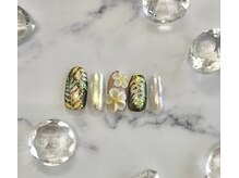 ネイルサロン エクール(Axceorr)/3Dプルメリアネイル