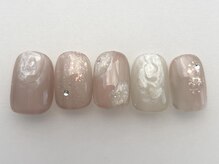 アイネイルズ 池袋店(I-nails)/ぷっくりピンクベージュ