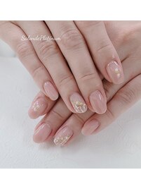 ネイル秋冬/ツィードネイル