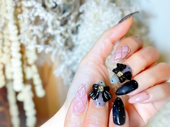 シェル ネイル(Cher nail)の写真/【オフ込ジェルワンカラーラメグラ¥4800/アート2本¥6000/4本¥6800】持込みデザインOK！パラジェル使用☆
