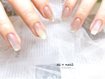 アイネイルトゥー 小倉(ai nail two)の写真/デザインで全国1位に輝いたネイルサロン♪【新規オフ無料/スターギャラクシー★マグネットネイル5900円】